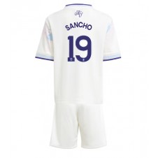 Aston Villa Jadon Sancho #19 Tredjedraktsett Barn 2025-26 Kortermet (+ korte bukser)